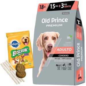 Old Prince Premium Adultos Cordero 18 Kg (15 + 3)