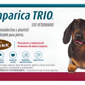 Simparica Trio Antipulga Garrapatas Internos 5,1-10 Kg/ 3 Un