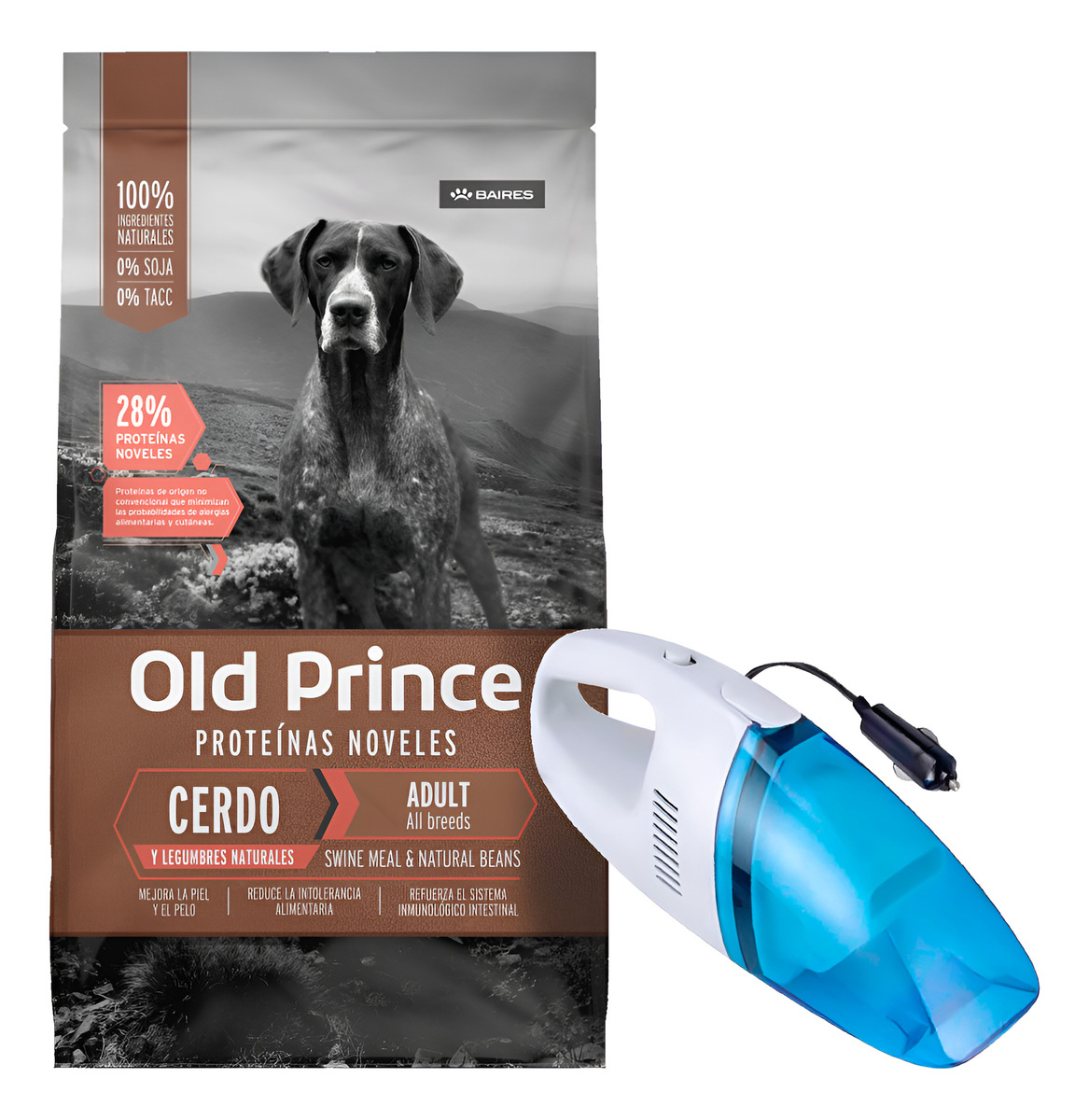 Alimento Old Prince Noveles Cerdo Y Legumbres Perro Ad 17 Kg