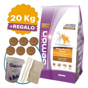 Gemon High Premium Perro Adulto Raza Mediana 20 Kg + Regalo