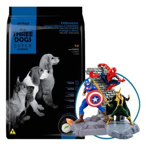 Comida Perro Cachorro Three Dogs 17 Kg + Regalo + Envío