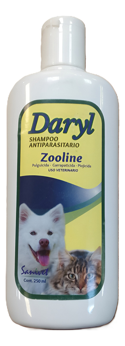 Shampoo Daryl Pulguicida Garrapaticida Piojicida Gato 250 Ml