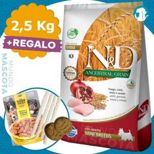 Farmina N&d Ancestral Grain Perro Adulto Raza Mini 2,5 Kg