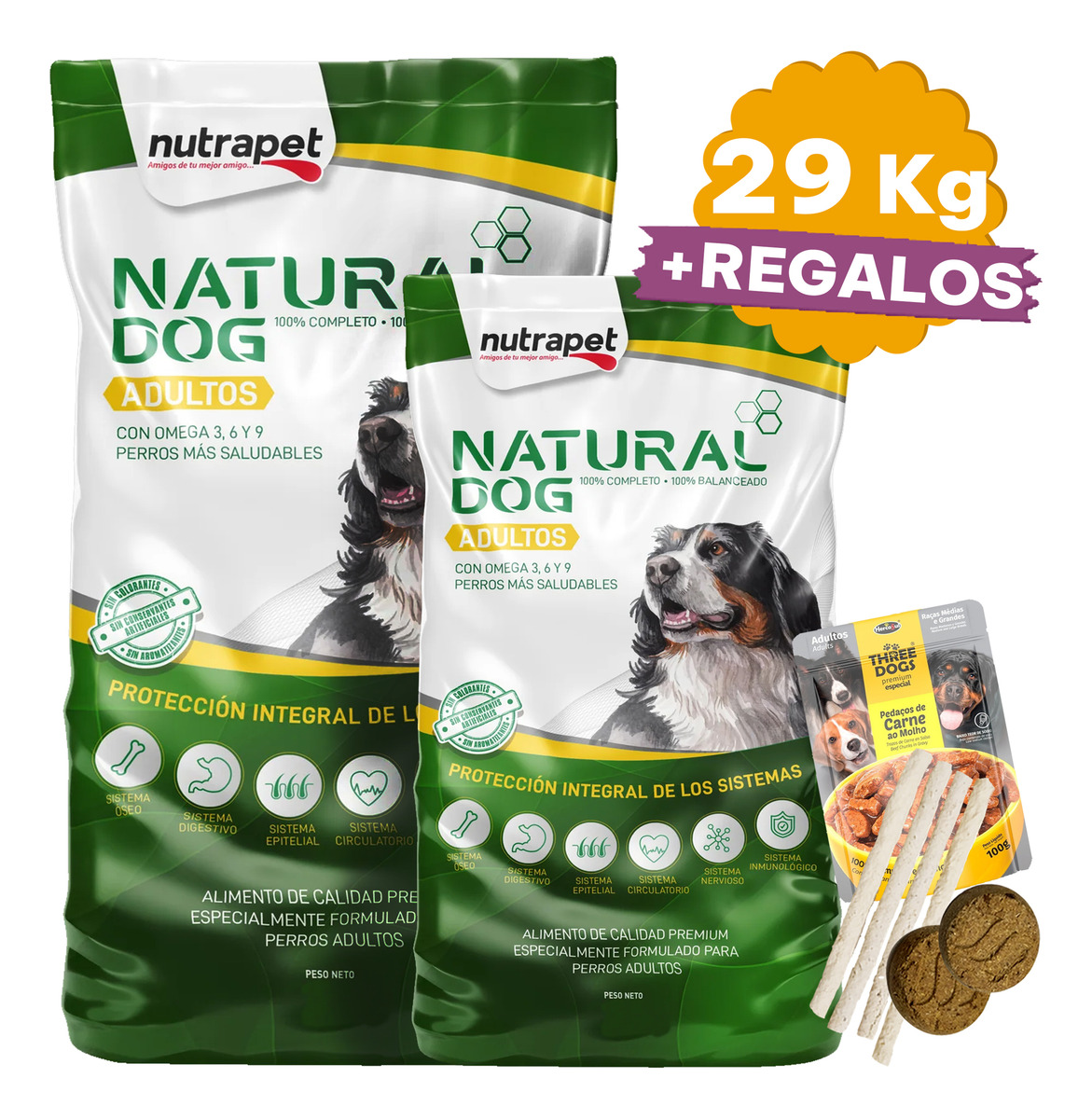 Alimento Perro Adulto Todas Las Razas Natural Dog 29 Kg - Imagen 2