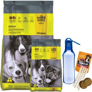 Alimento Perro Adulto Three Dogs Original 20 Kg + Regalo