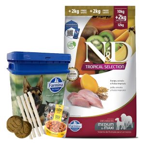 Farmina N&d Tropical Perro Adulto Med Y Grande Pollo 12 Kg
