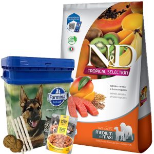 N&D Tropical Perro Adulto Mediano Y Grande Salmon 12kg