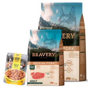 Bravery Adulto Mediano/Grande Iberian Pork 16 Kg
