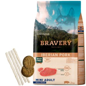 Bravery Iberian Pork Mini Adulto Raza Pequeña 2 Kg