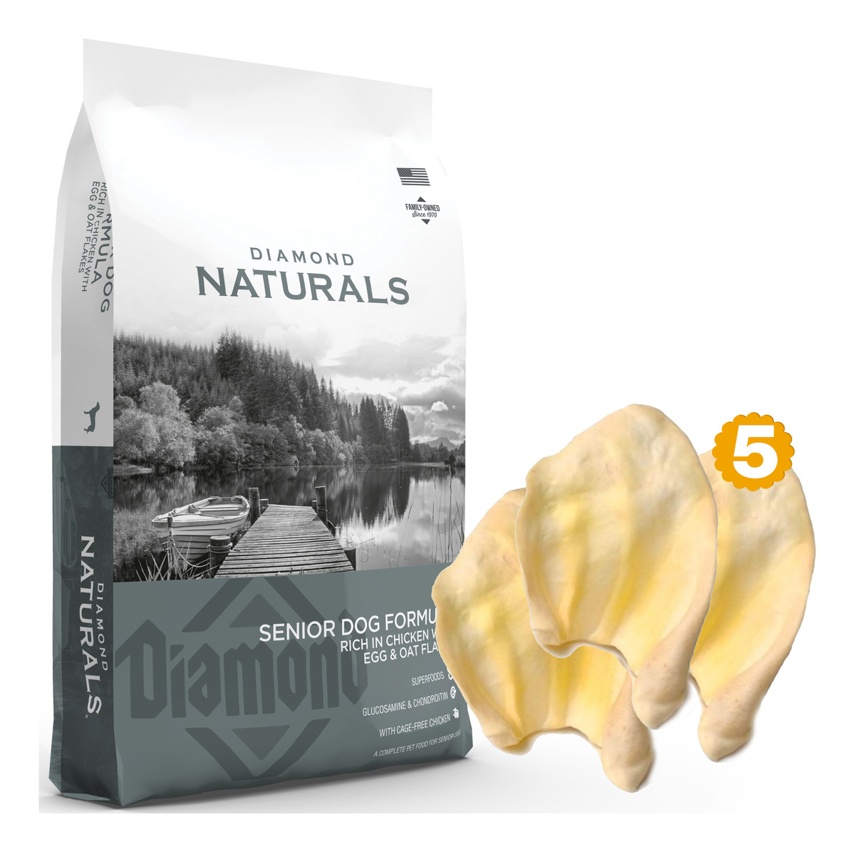 Alimento Perro Diamond Naturals Senior Chicken15kg