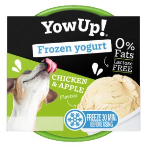 Yogurt Helado Para Mascotas Yowup Sabor Pollo/manzana 110 Gr