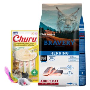 Alimento Bravery Gato Adulto Castrado Arenque (herring) 7 Kg