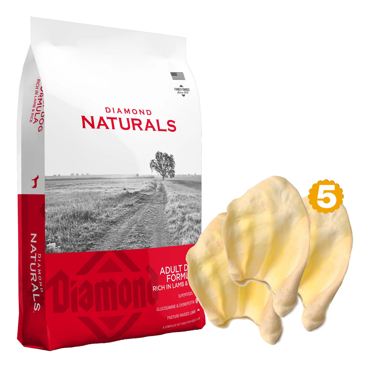Alimento Diamond Naturals Perro Adulto Rm Lamb 15 Kg
