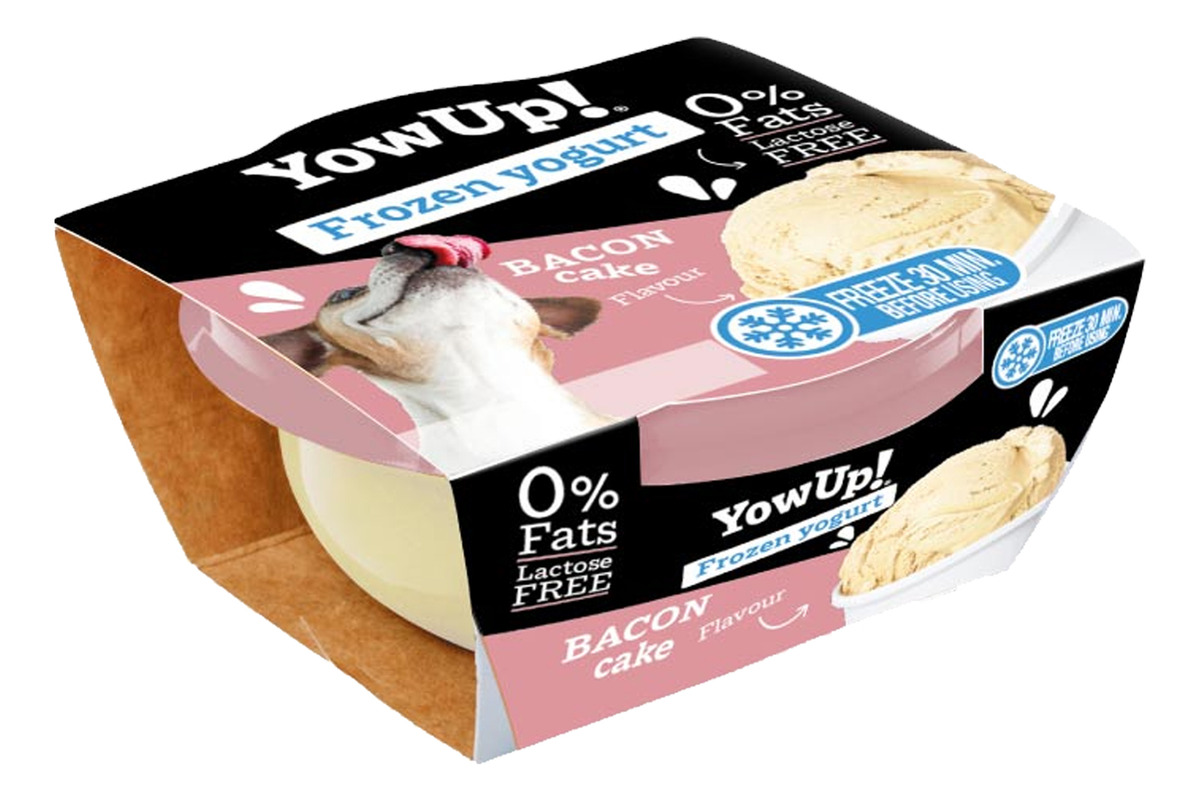 Yogurt Helado Para Mascotas YowUp! Sabor Bacon 110 Gr - Imagen 2