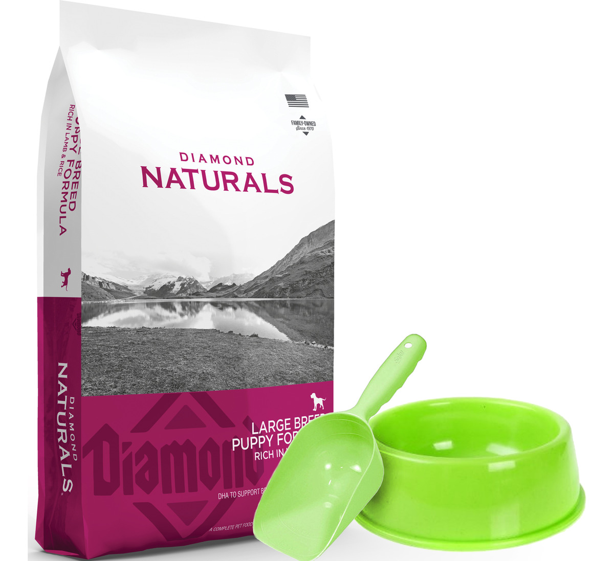 Comida Diamond Naturals Perro Puppy Large Breed Lamb 15 Kg