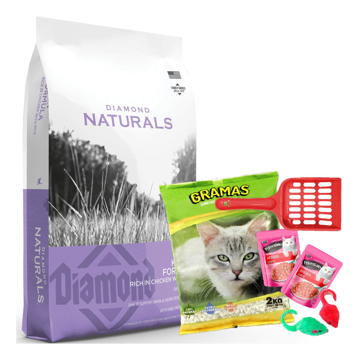 Alimento Diamond Naturals Kitten Indoor Chicken Rice 7.5kg