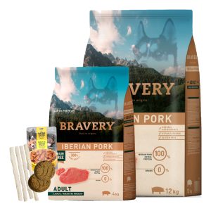 Alimento Bravery Adulto Mediano/grande Iberian Pork 12 Kg