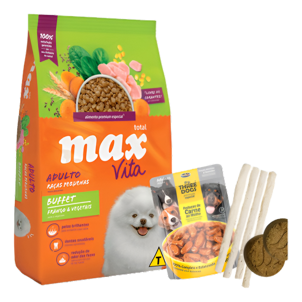 Comida Max Buffet Perro Adulto Raza Pequeña 8 Kg + Regalo