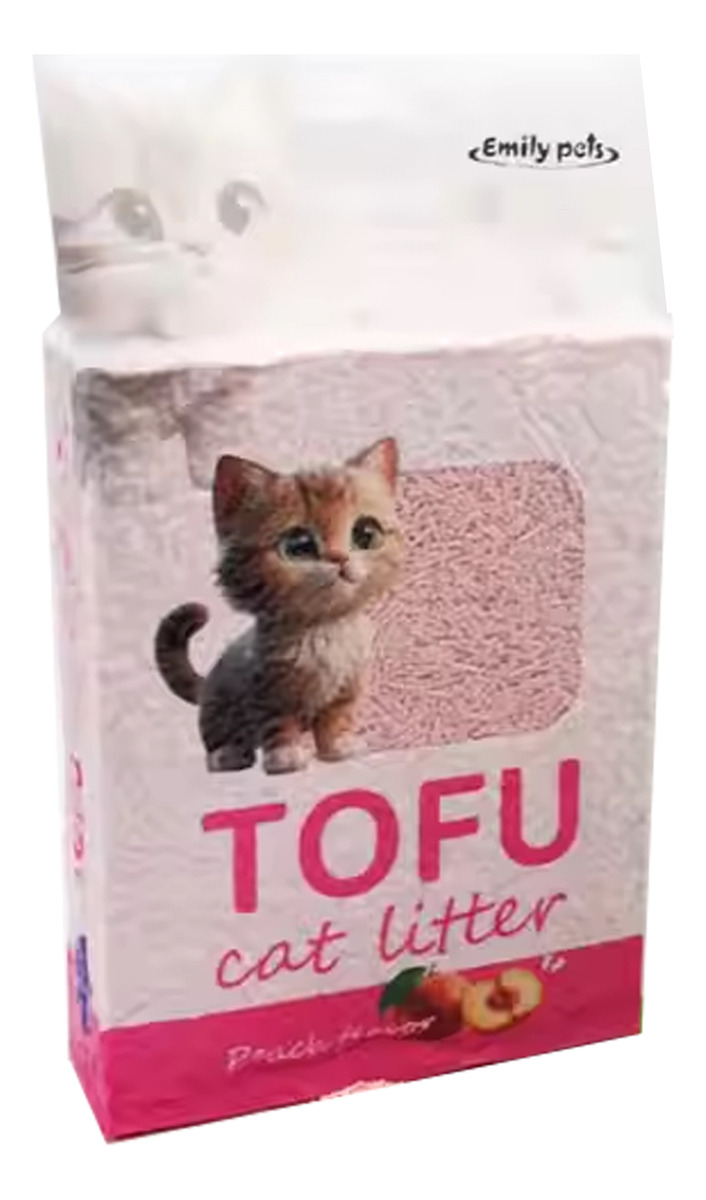 Sanitario Ecológico Gato Tofu Durazno 6 Lts