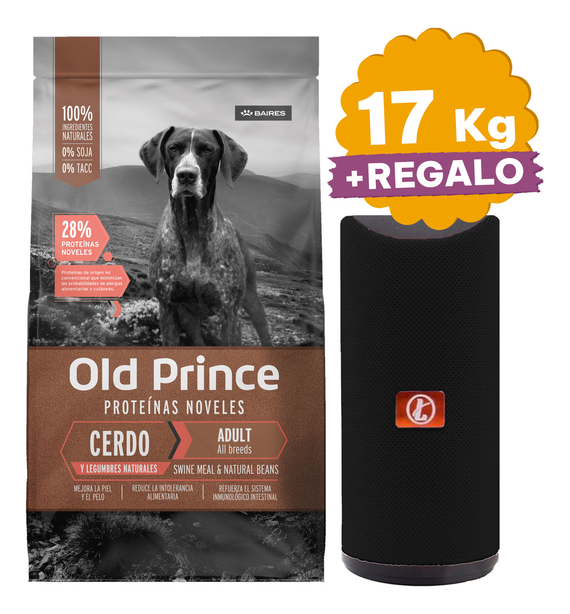 Old Prince Noveles Cerdo Y Legumbres Alimento Perro Ad 15 Kg - Imagen 2