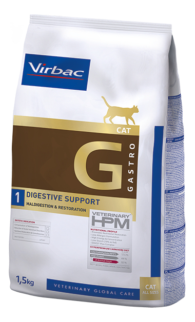 Alimento Hpm Virbac Cat Digestive Support 1,5 Kg