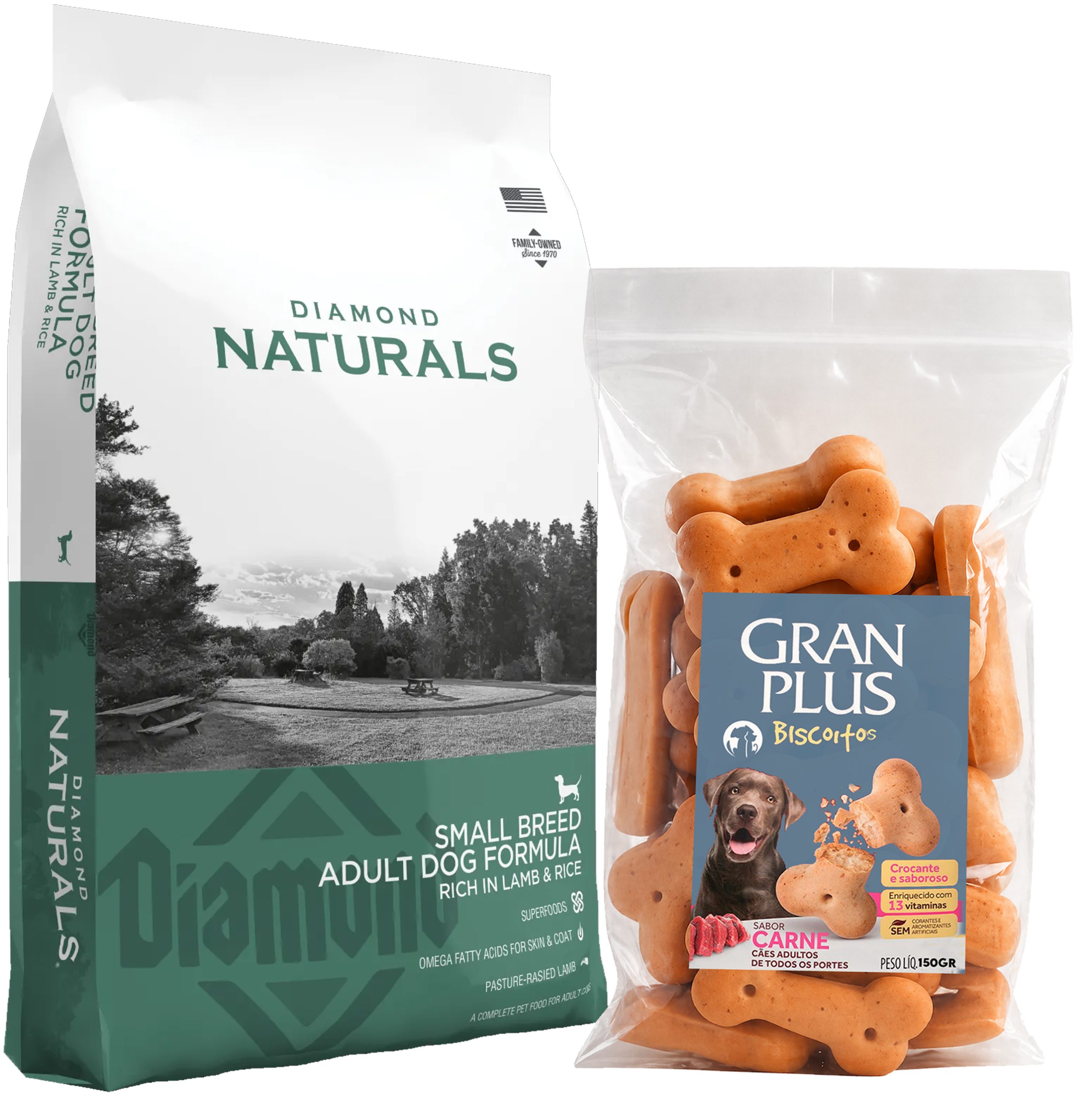 Diamond Naturals Adulto Raza Pequeña Cordero 7.5 Kg