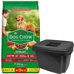 Dog Chow Perro Adulto Raza Mediana y Grande 24 Kg