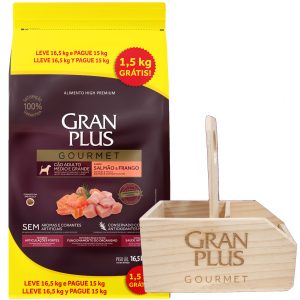 Gran Plus Gourmet Perro Adulto Raza Mediana y Grande/ Salmon y Pollo 16,5 Kg