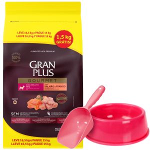 Gran Plus Gourmet Perro Adulto Raza Pequeña Salmón y Pollo 16,5 kg