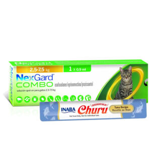 Pipeta Antiparasitos Gato Nexgard Combo 2,5 A 7,5 Kg