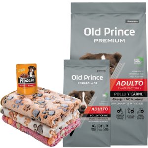 Old Prince Premium Adulto Sabor Pollo Y Carne 26 Kg (23 + 3)