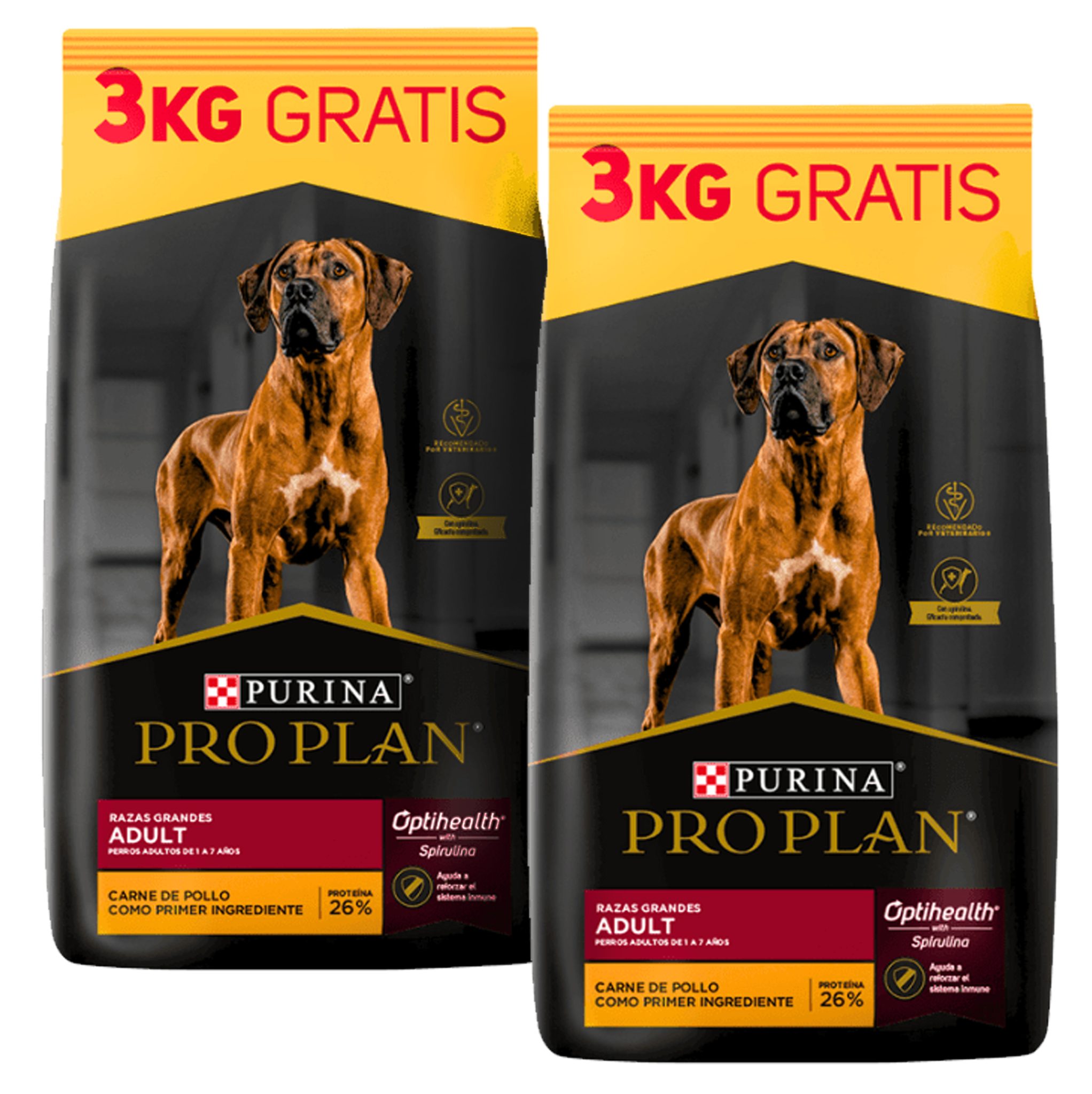 Pro Plan Perro Adulto Raza Grande 36 Kg (18 + 18) – Mundo Mascota