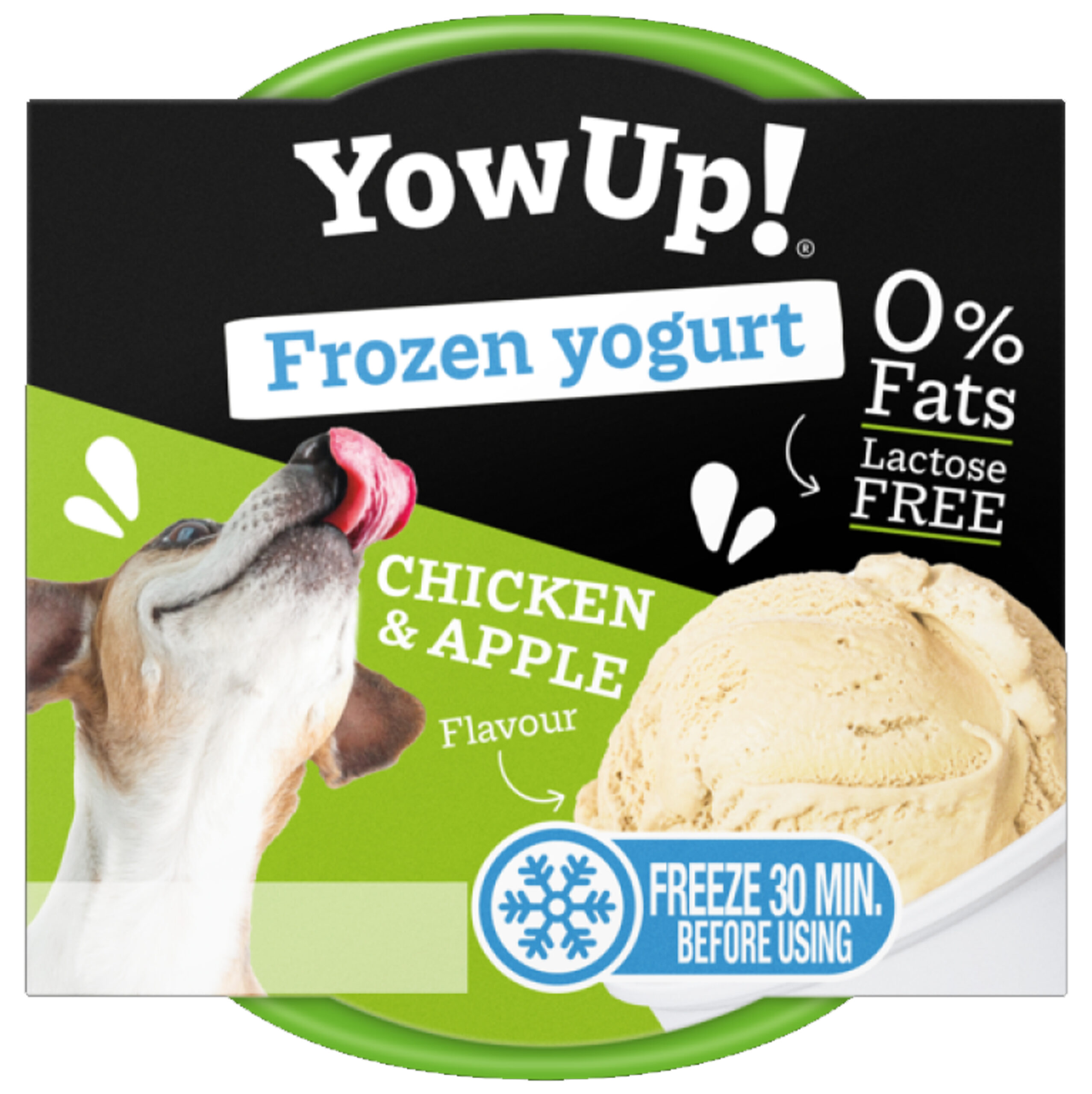 Yogurt Helado Para Mascotas YowUp! Pollo y Manzana 110 Gr