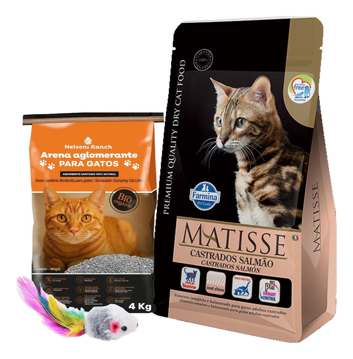 Alimento Matisse Gato Adulto Castrado Salmón 7,5 Kg