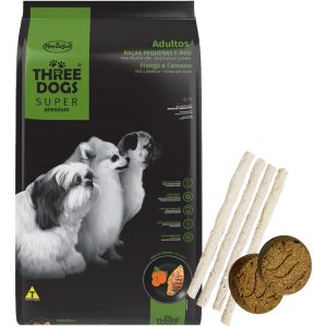 Three Dogs Perro Adulto Raza Pequeña Super Premium 3 Kg