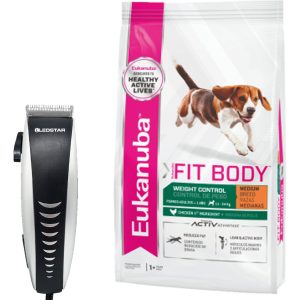 Eukanuba Perro Adulto Fit Body Control De Peso Raza Mediana 15 Kg