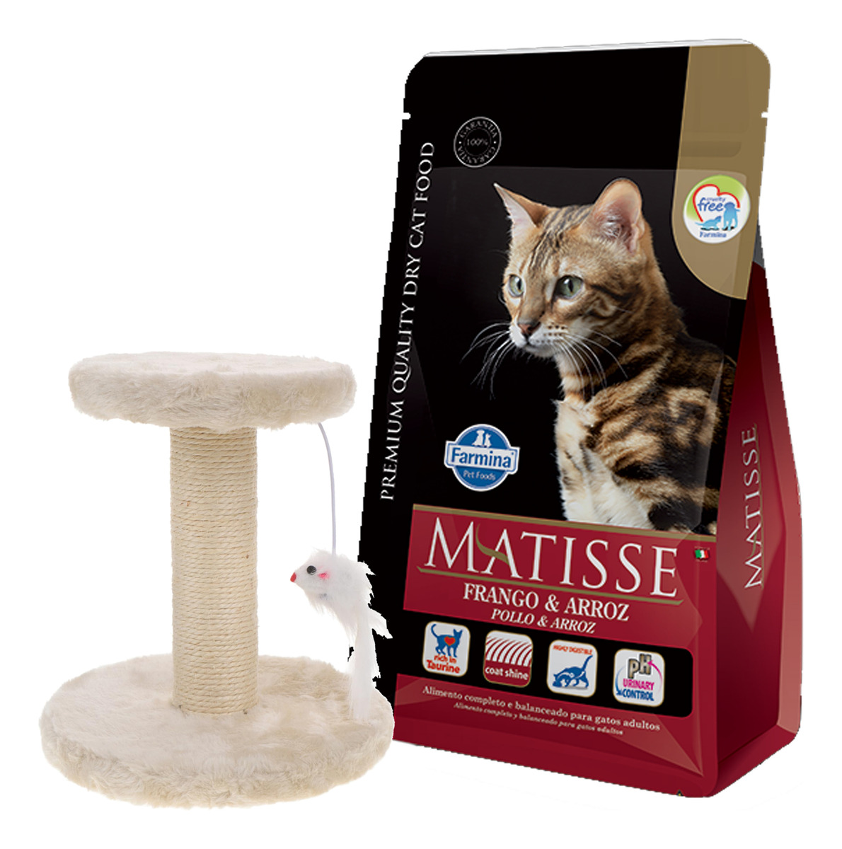 Alimento Matisse Gato Adulto Pollo Y Arroz 7,5 Kg + Obsequio