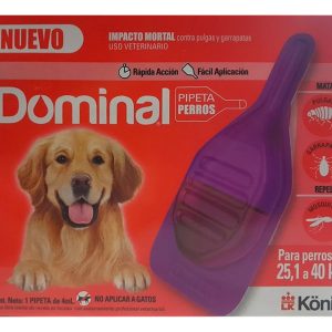 Pipeta Antipulgas Dominal Para Perros De Entre 25 Y 40 Kg