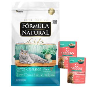 Fórmula Natural Life Gato Adulto Castrado Salmón 10 kg
