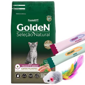 Golden Selección Natural Gato Cachorro/Kitten Pollo y Arroz 3 kg