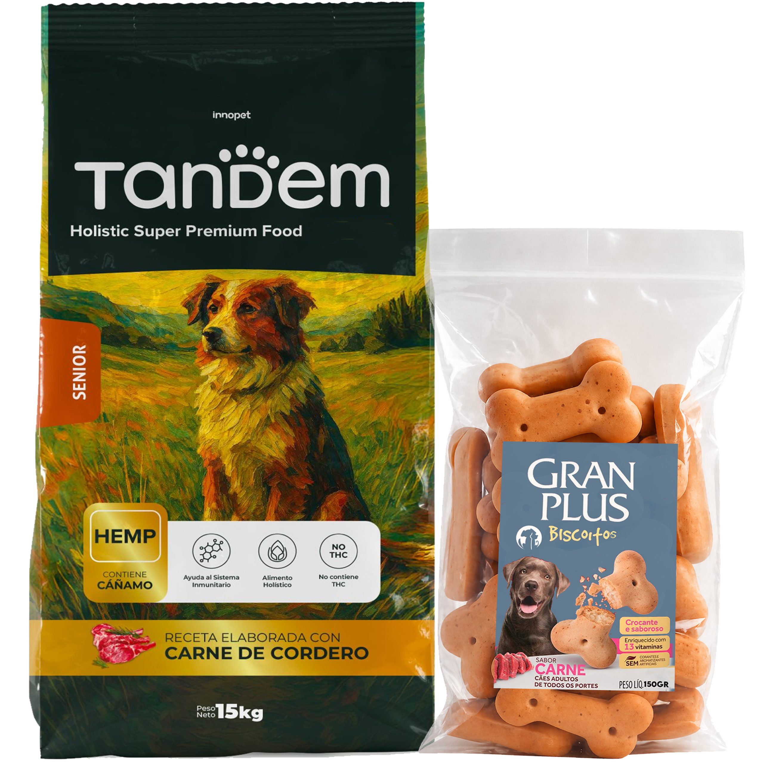 Tandem Perro Senior Sabor Cordero 15 Kg