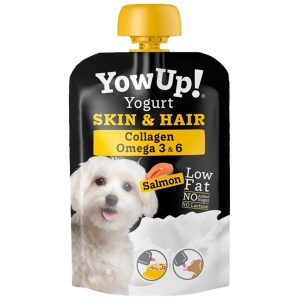 Yogurt Para Perro Yowup! Skin And Hair Sabor Salmón 115 Grs
