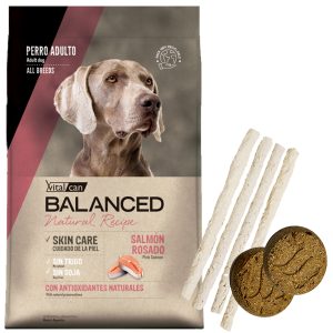 Balanced Natural Recipe Perro Adulto Salmón Rosado 17 Kg