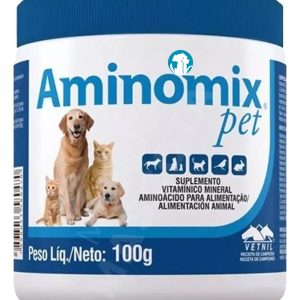 Suplemento Vitamínico Mineral Aminomix Pet 100 Gr / Vetnil