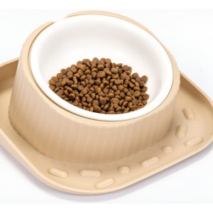 Comedero Bowl Ceramica Antiderrame Para Mascotas