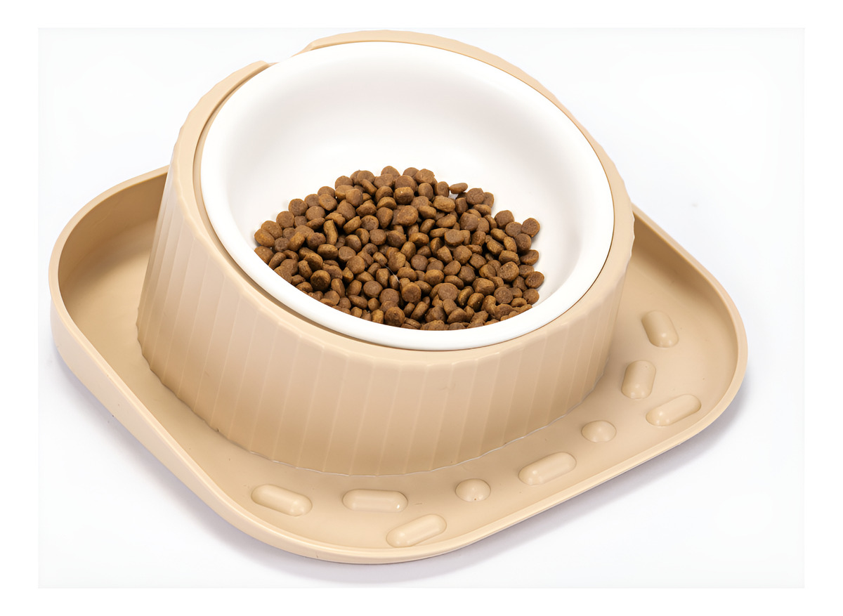 Comedero Bowl Ceramica Antiderrame Para Mascotas