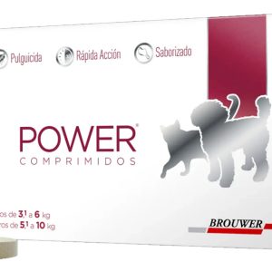 Antipulgas Power Comprimido Gatos 3-6kg Perro 5-10kg 300mg