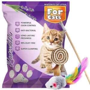 Arena Sanitaria Bentonita For Cats Lavanda 10 Lts