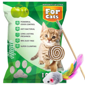 Arena Sanitaria Bentonita For Cats Manzana 10 Lts