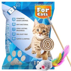 Arena Sanitaria Bentonita For Cats Talco Bebé 10 Lts